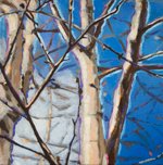 "Birch Horizon" by Elena Karavodin